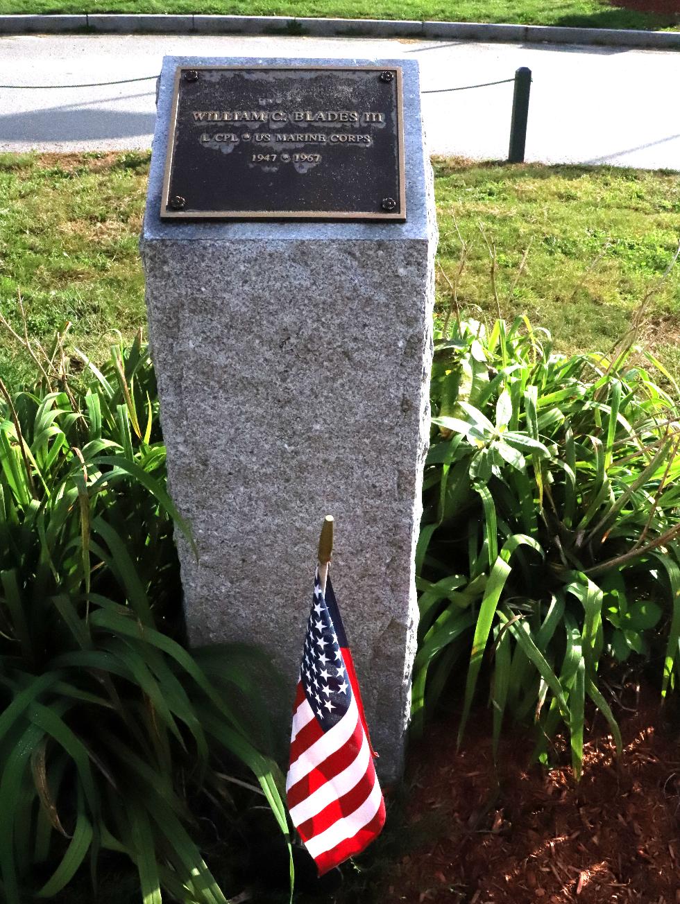 Billerica Massachusetts Vietnam Veterans Memorial  - William C Blades III