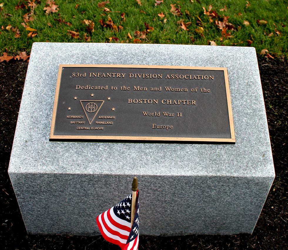 Bourne Massachusetts National Cemetery Memorial Walkway - 83rd Infantry Division