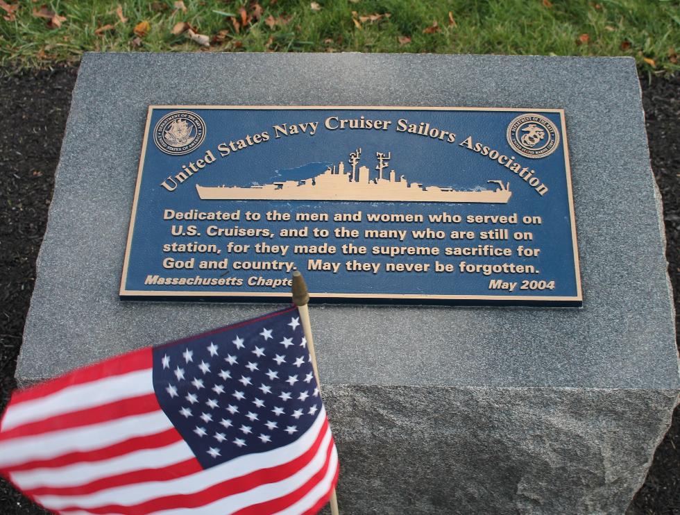 Bourne National Cemetery - US Navy Cruiser Association Memorial