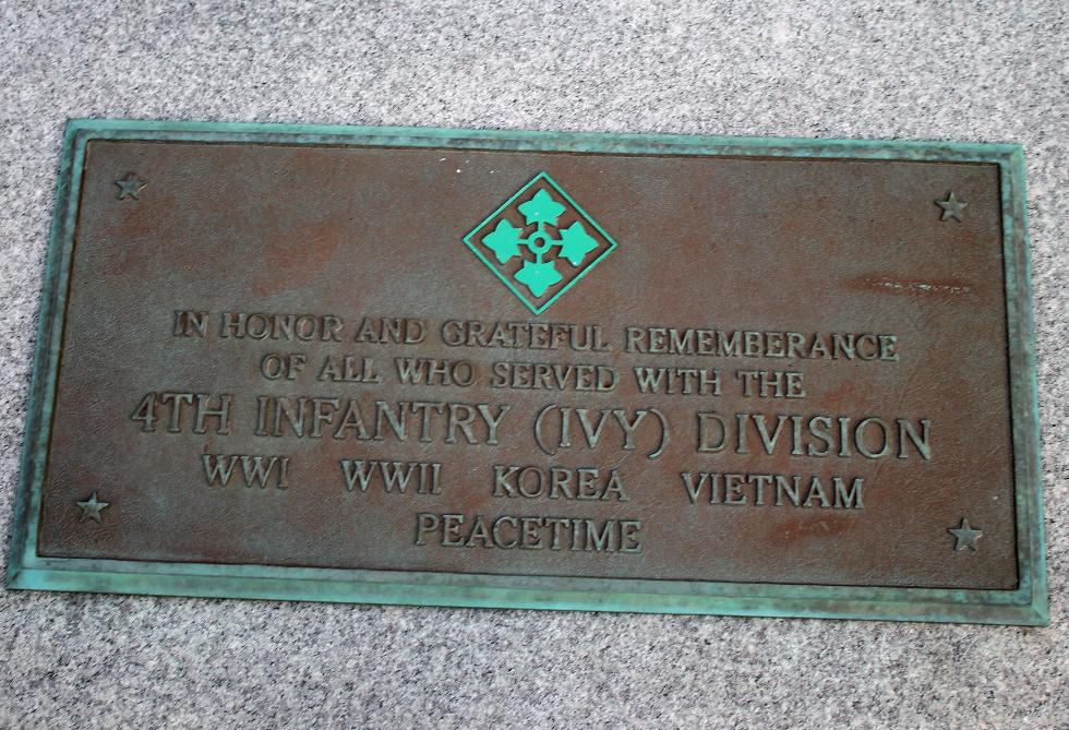 Bourne Mass National Cemetery - Fourth Infantry (Ivy) Veterans Memorial