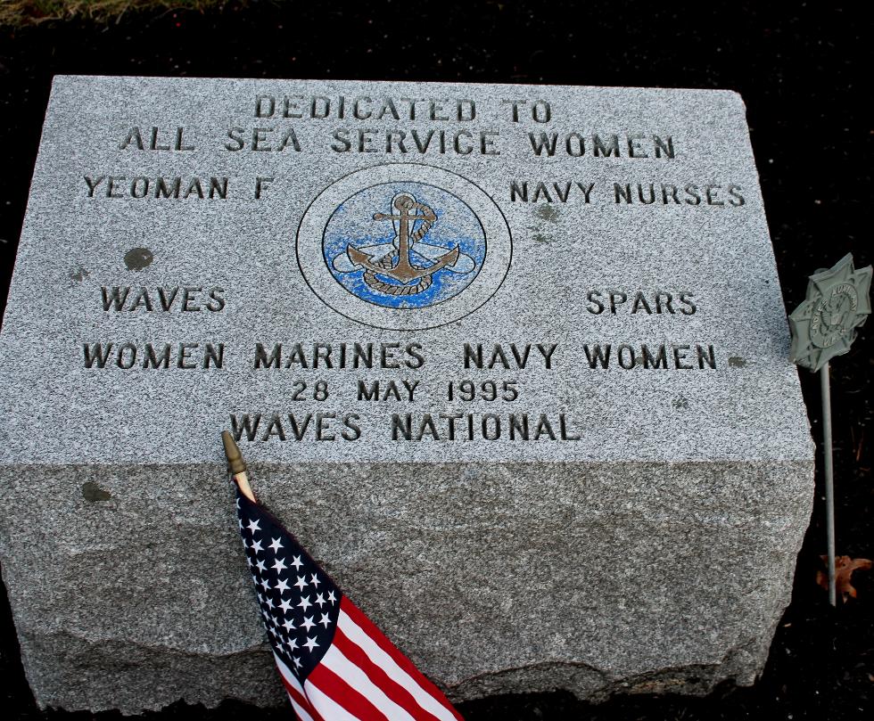 Bourne Mass National Cemetery - Sea Service Women Memorial