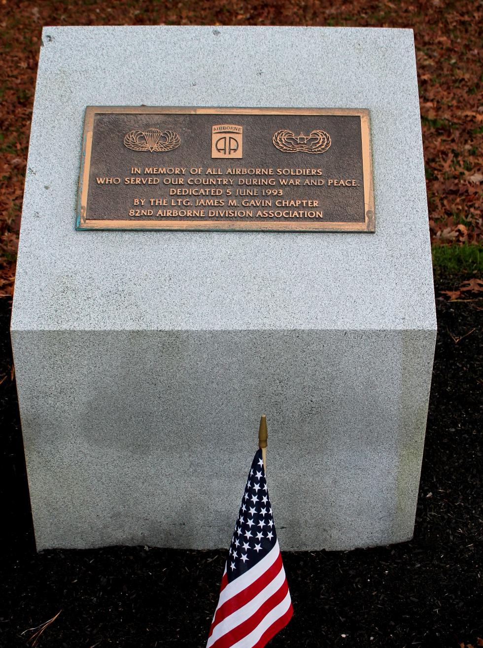 Bourne Mass National Cemetery - 82nd Airborne Division Memorial