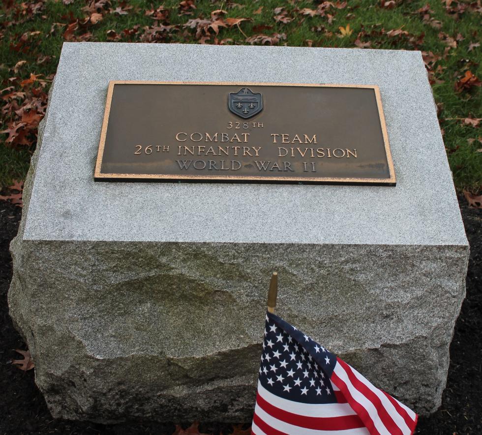 Bourne Mass National Cemetery - 328th Combat Team Memorial