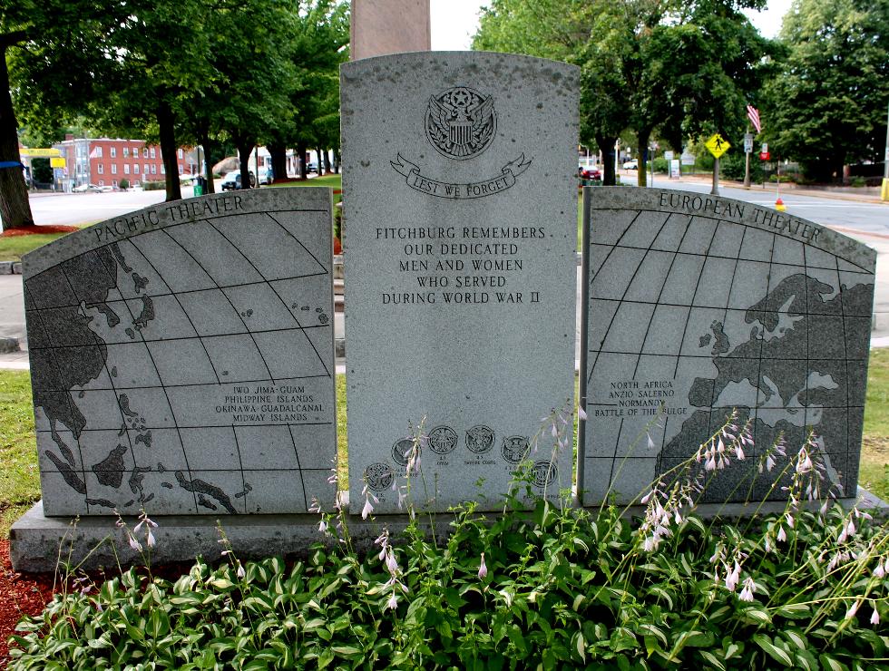 Fitchburg Massachusetts World War II Veterans Memorial
