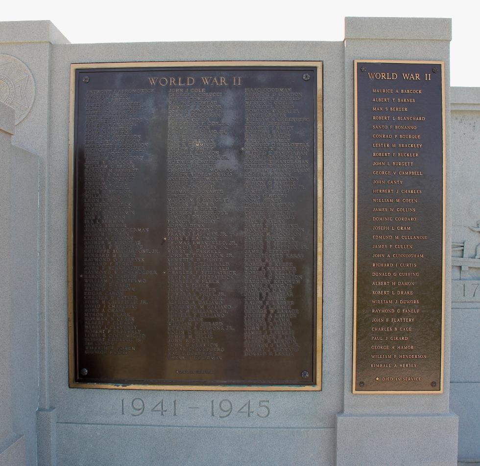 Hull Massachusetts World War II Veterans Memorial