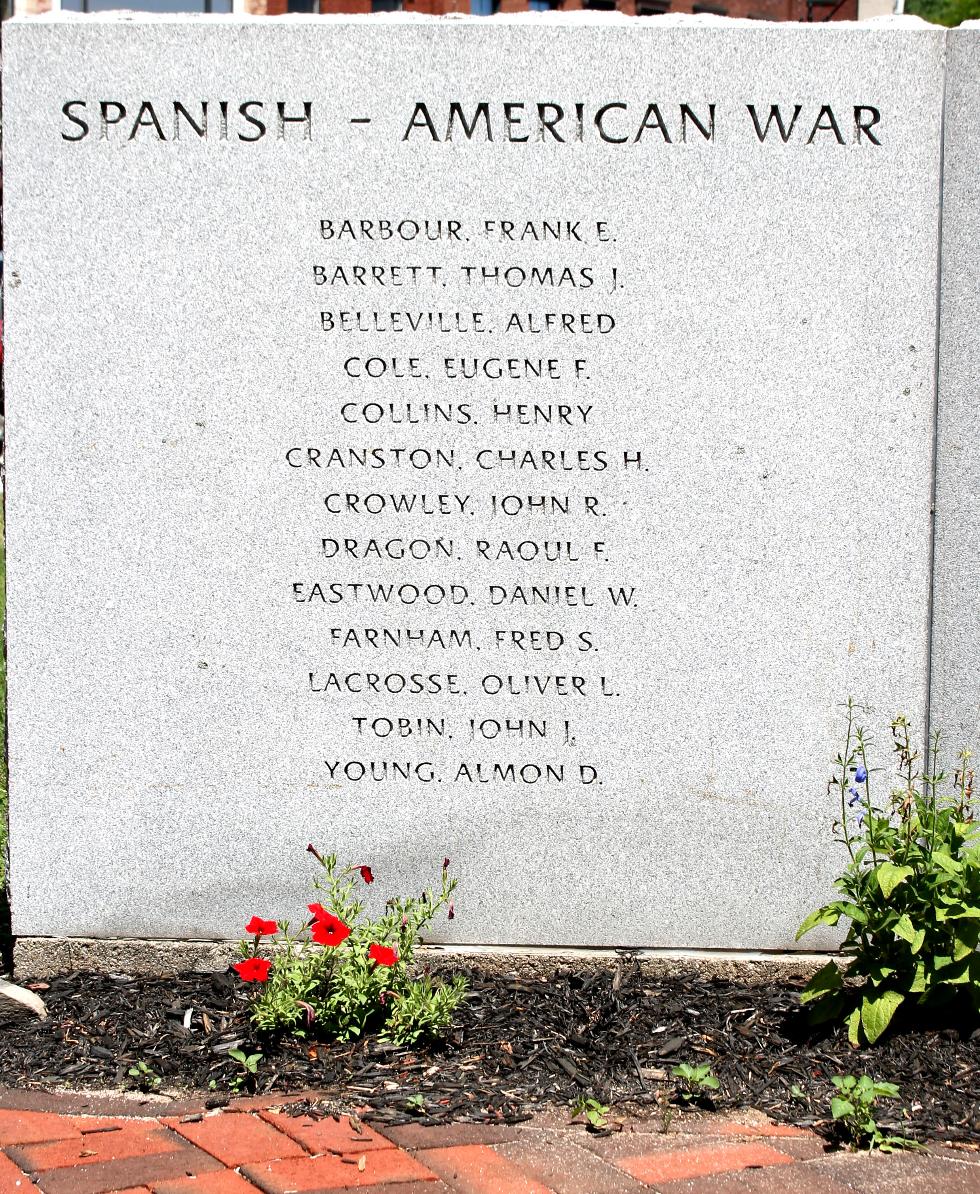 Northampton Massachusetts Veterans Memorial Spanish American War