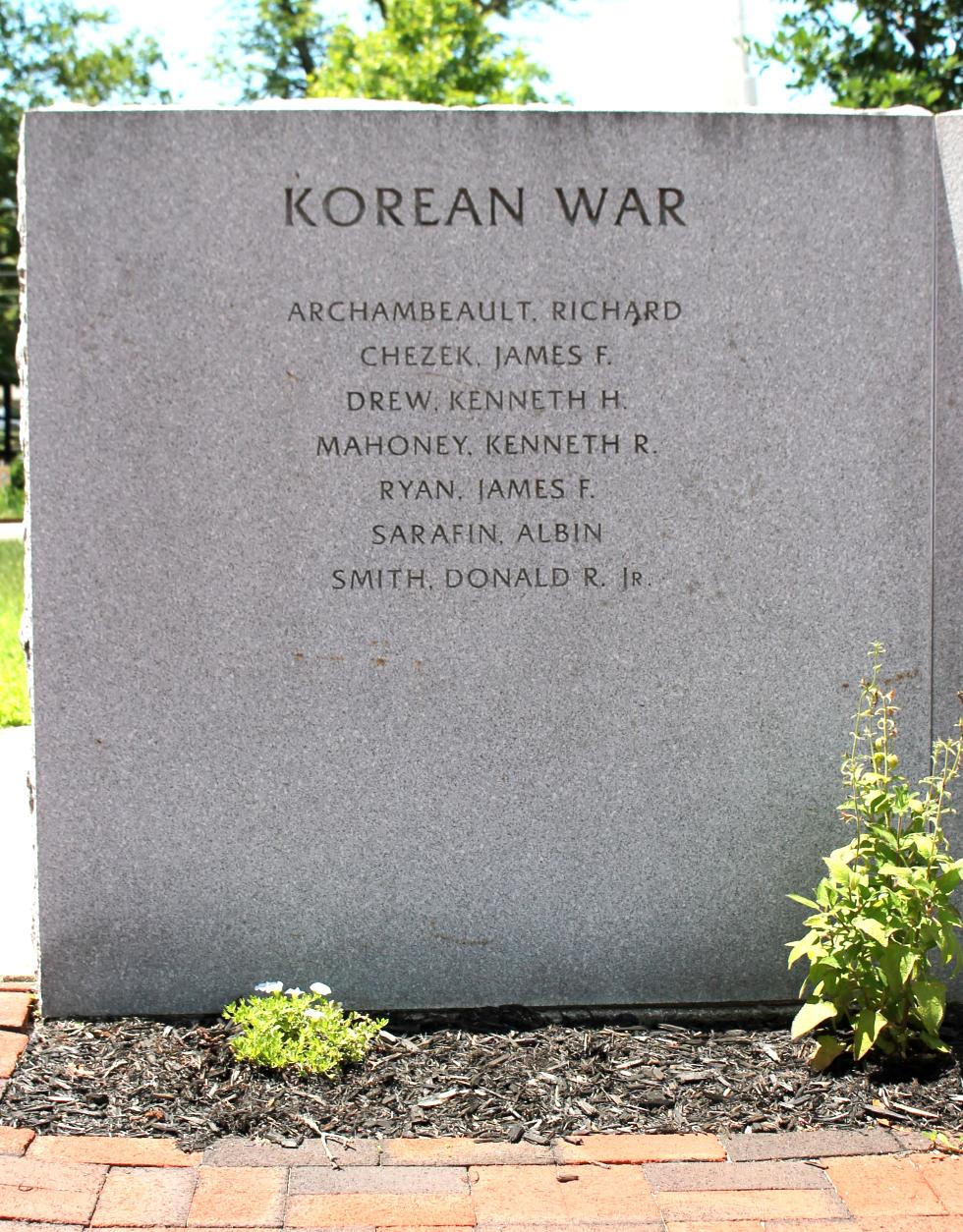 Northampton Massachusetts Veterans Memorial Korean War