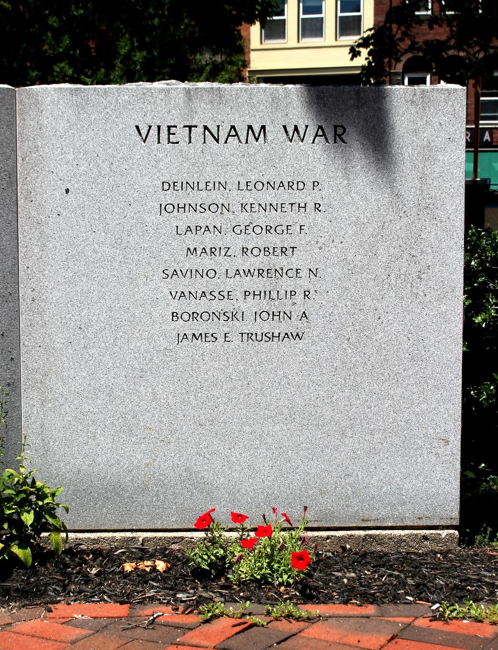 Northampton Massachusetts Veterans Memorial Vietnam War