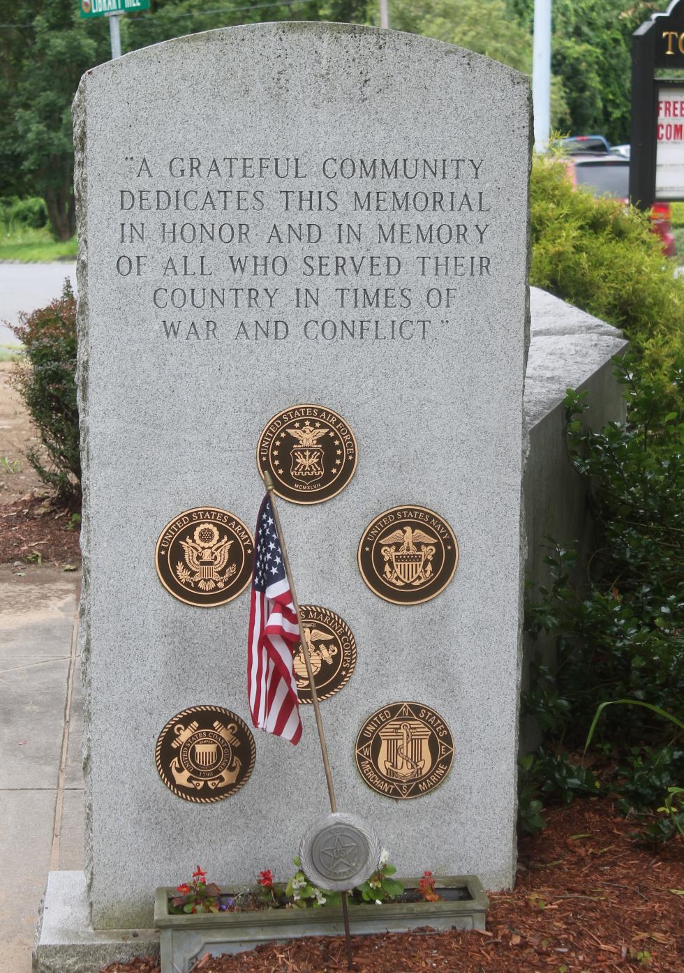 Stowe Massachusetts All Service Veterans Memorial