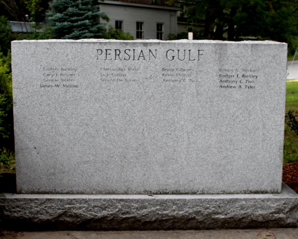 Stowe Massachusetts Persian Gulf War Veterans Memorial