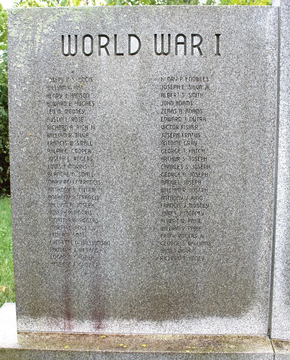 Truro Massachusetts Veterans Memorial WWI