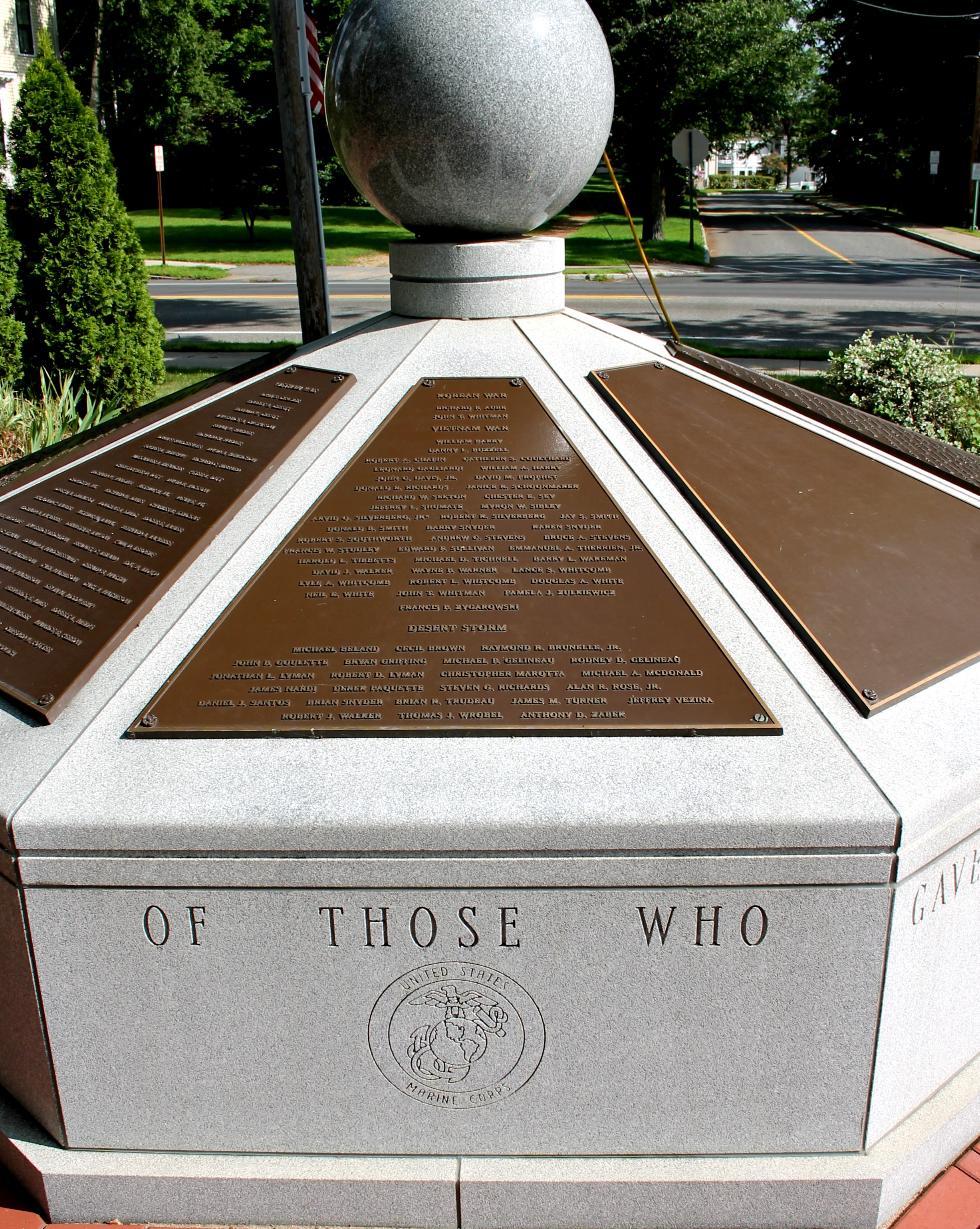West Brookfield World War II, Korean War & Vietnam War Veterans Memorial