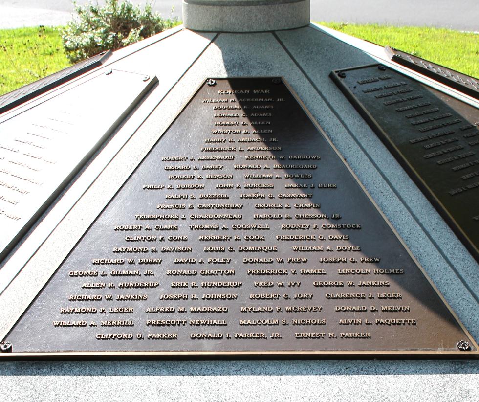 West Brookfield Korean War Veterans Memorial