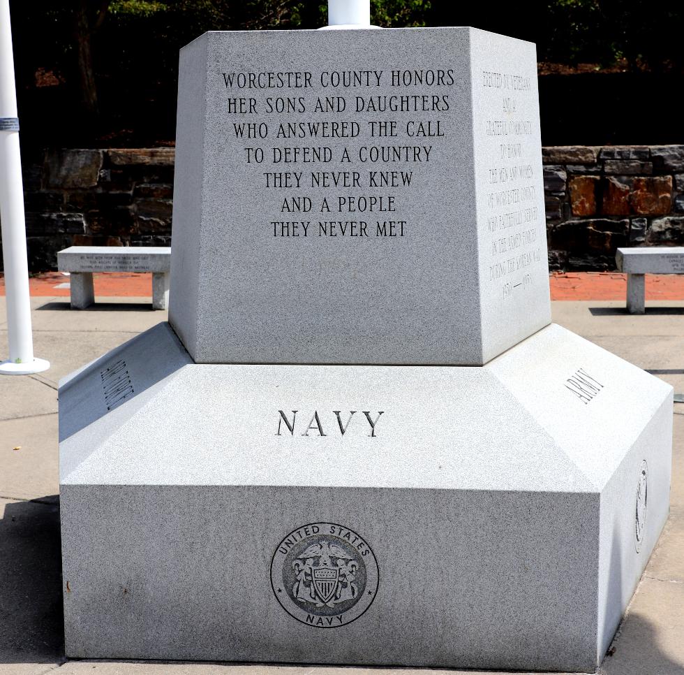 Worcester Massachusetts Korean War Veterans Memorial - Navy