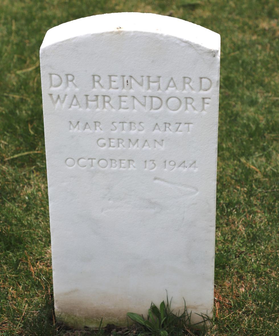 Fort Devens Cemetery - Dr Reinhart Wahrendorf POW